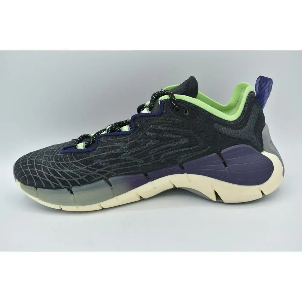 Reebok Womens Size 8 Zig Kinetica II Black Purple Mint Running‎ Shoes Sneakers